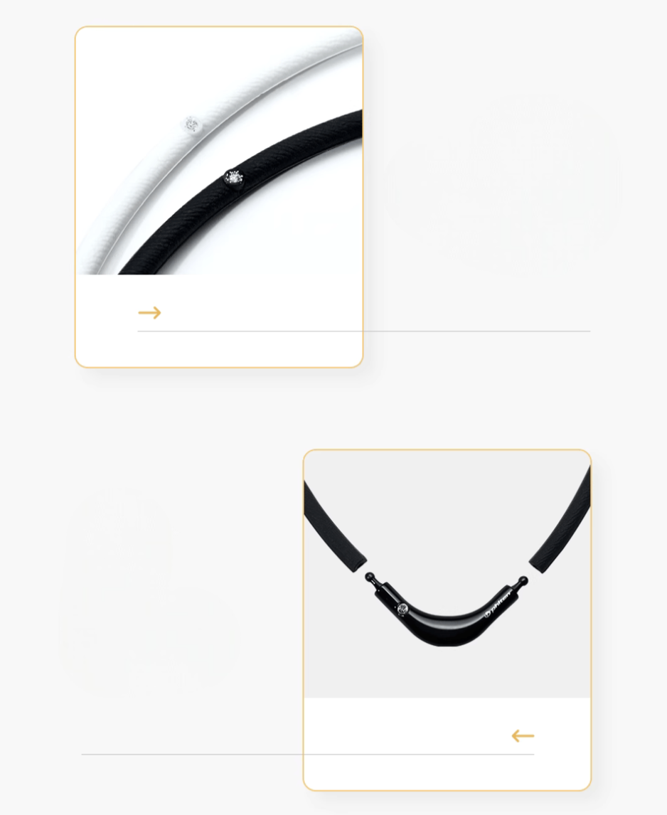 Phiten RAKUWA Magnes II Titanium Necklace Phiten