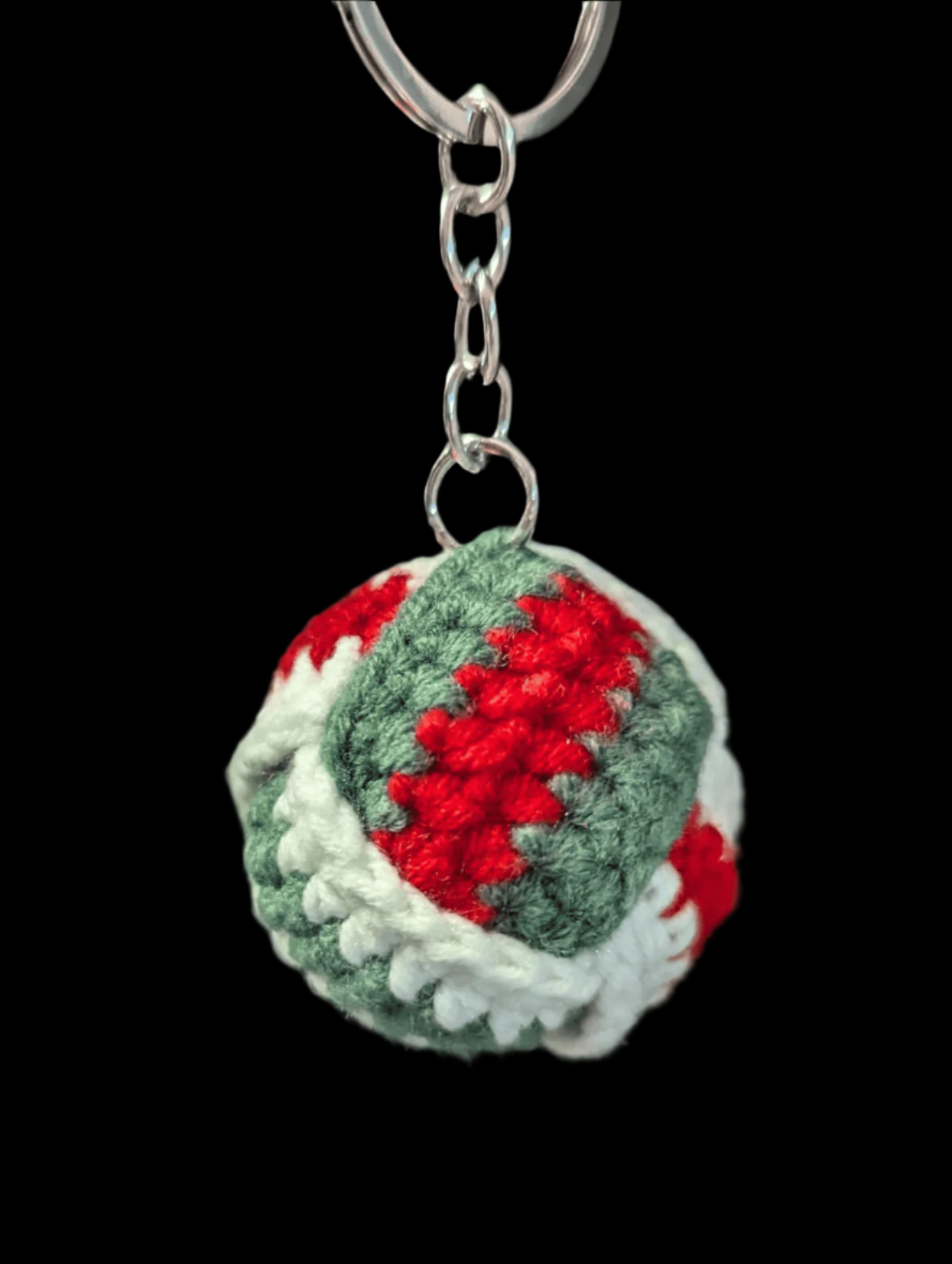 Crocheted Molten Volleyball Keychain - One Stop Volleyball