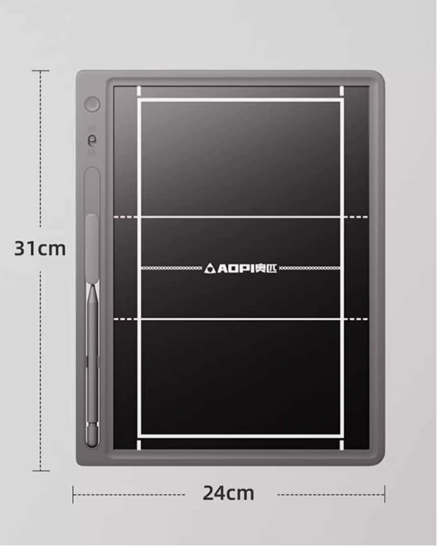 AOPI 15-Inch LCD Electronic Volleyball Coaching Board