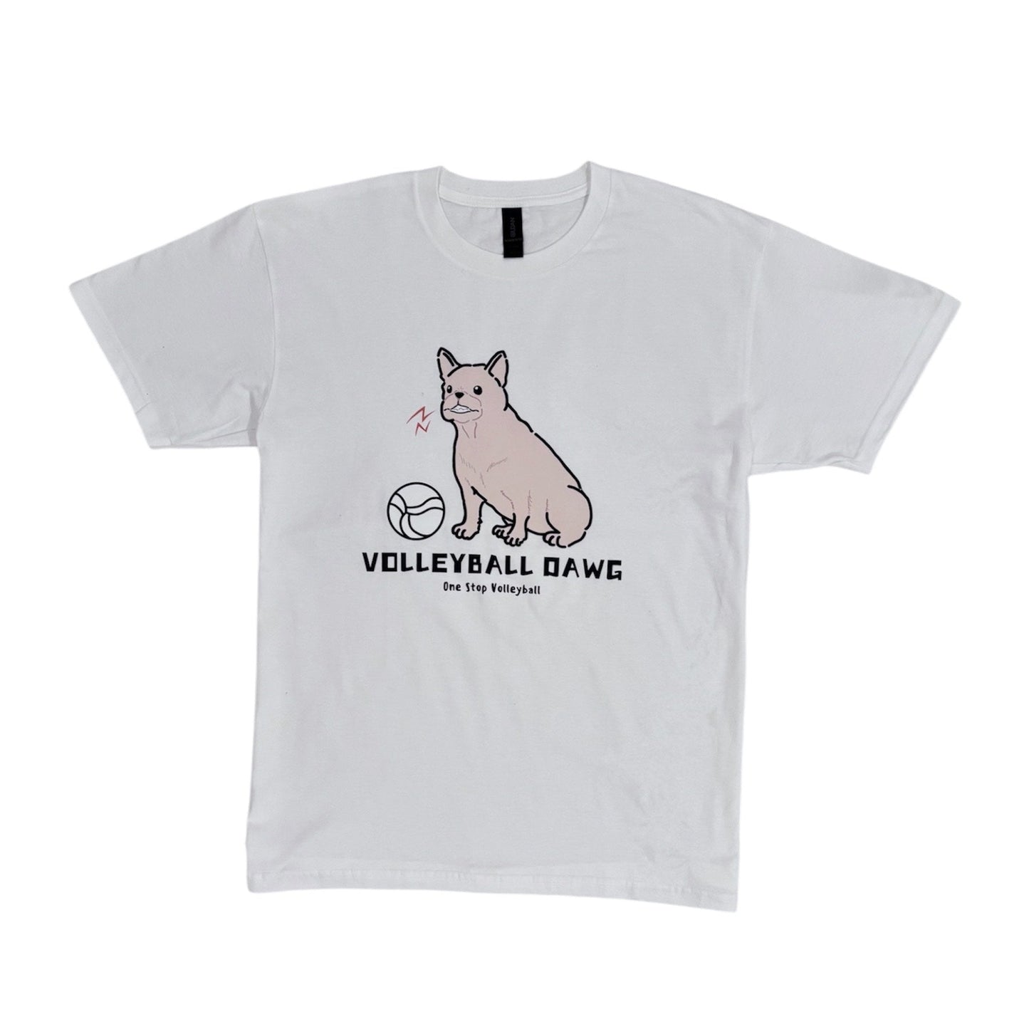 Volleyball Dawg T-Shirt - Frenchie - One Stop Volleyball